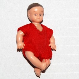 Lundby Baby röd nyare