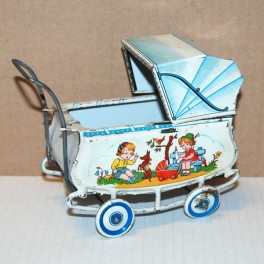 Dollhouse pram i plåt 157 GERMANY