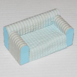 Lundby ArtNr. 5260 Bäddsoffa ljusblå