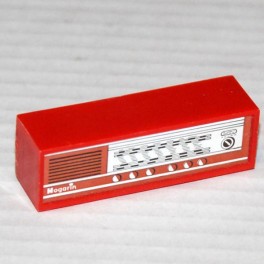 Hogarin Radio plast röd