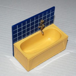 Lundby ArtNr 8819 Badkar Kakel