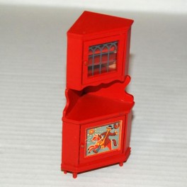 Lundby Hörnskåp Rött 