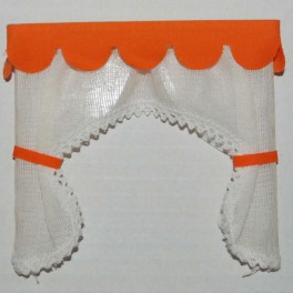 Lundby ArtNr 6330 Gardin Gille orange