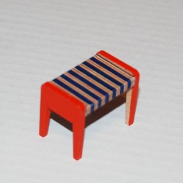 Lundby Pall orange blå