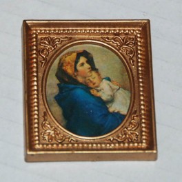 Lundby Tavla Kvinna med baby