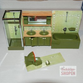 Lundby ArtNr. 9888 Badrum grönt pyssel Lundby ArtNr. 9888 Badrum grönt pyssel