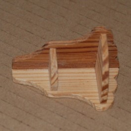 Lundby Hörnhylla trä