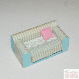 Lundby ArtNr. 5260 Bäddsoffa ljusblå