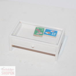 Lundby nyare Glasbord med låda och spel