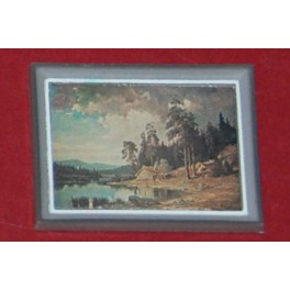 Lundby Tavla liten "Skogen  sjön"