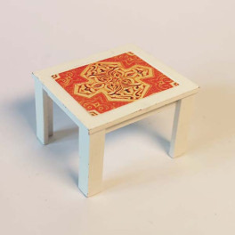 Lundby Art.Nr 5315 Lampbord med motiv blå
