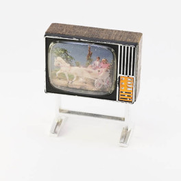 Lundby ArtNr 5196 Hästspann vita hästar