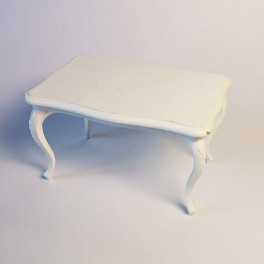Lundby ArtNr 4200 Bord Vitt rokoko