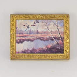 Lundby Tavla fåglar som flyger stor