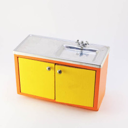 Lundby Diskbänk orange