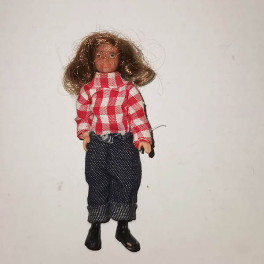 Lundby Flicka äldre med klänning
