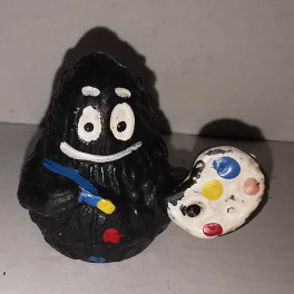 Figur Barbaskön svart 
