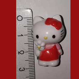 Figur Hello Kitty röd rosett