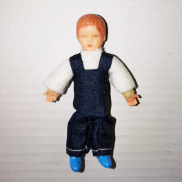 Lundby ArtNr. X Liten docka mörkblå