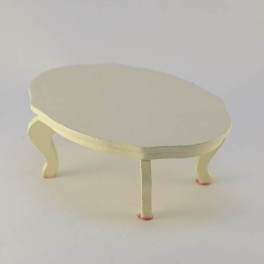 Lundby ArtNr 5345 Soffbord rokoko vitt