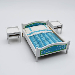 Lundby Blue Heaven Säng (kanon)