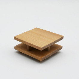 Lundby soffbord fyrkantigt med hyllor nyare