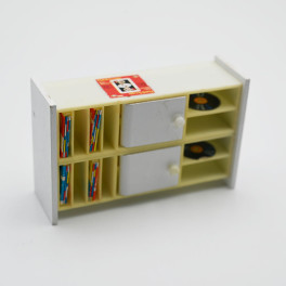 Lundby ArtNr 5495 Reol Vit dubbel