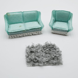 Lundby Soffgrupp turkoise