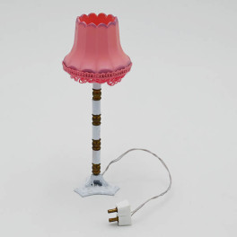  Lundby Art.Nr 6155 Golvlampa med ljusare frans