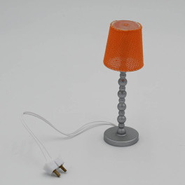 Lundby nyare Golvlampa med orange skärm