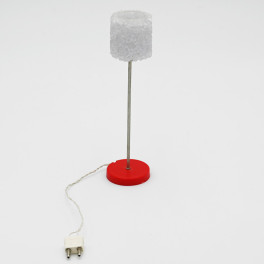 Lundby ArtNr 6159 Golvlampa Råkristall vit