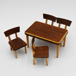 Lundby Matsalsgrupp oldies teak trä