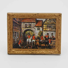 Lundby Tavla stor "Jakt"