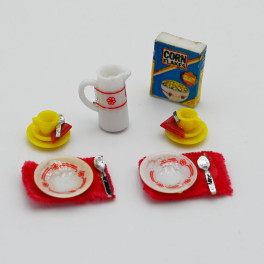 Lundby Frukost för 2 rosa 