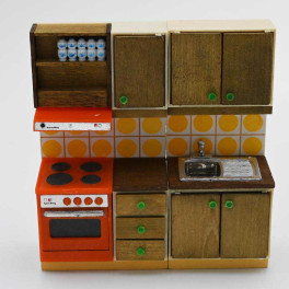 Lundby Kök 2 delar spis och diskbänk