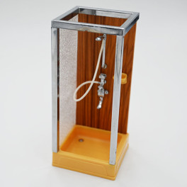 Lundby Art.Nr 8855 Dusch teak
