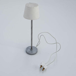Lundby nyare Golvlampa vit skärm