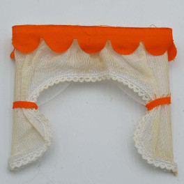 Lundby ArtNr 6330 Gardin Gille orange
