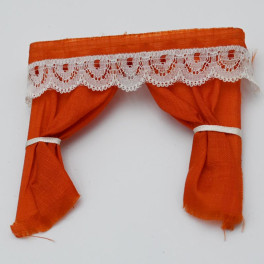 Lundby ArtNr 6352 Gardin Royal orange